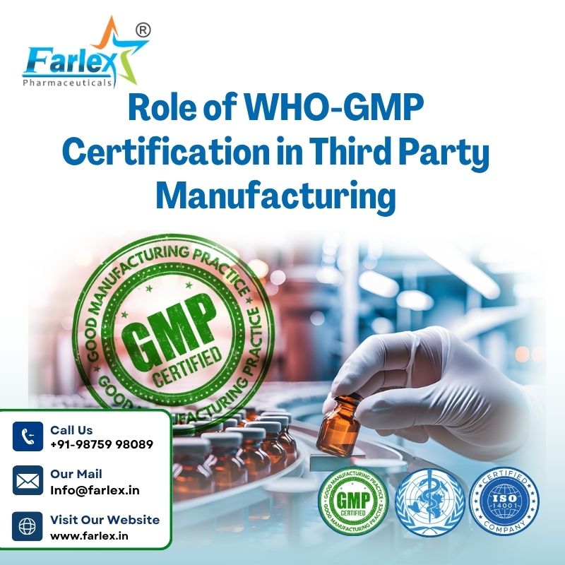 citriclabs | Role of WHO-GMP Certification in Third Party Manufacturing