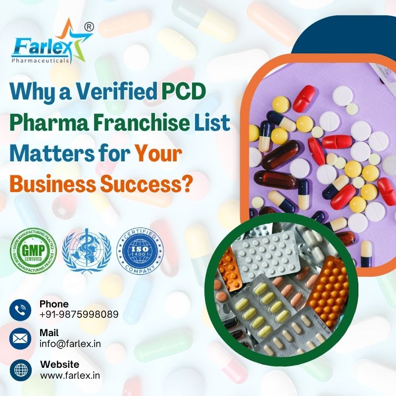 farlex|Why a Verified PCD Pharma Franchise List Matters for Your Business Success? 