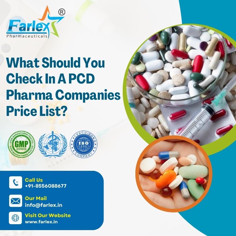 farlex|What Should You Check In A PCD Pharma Companies Price List? 